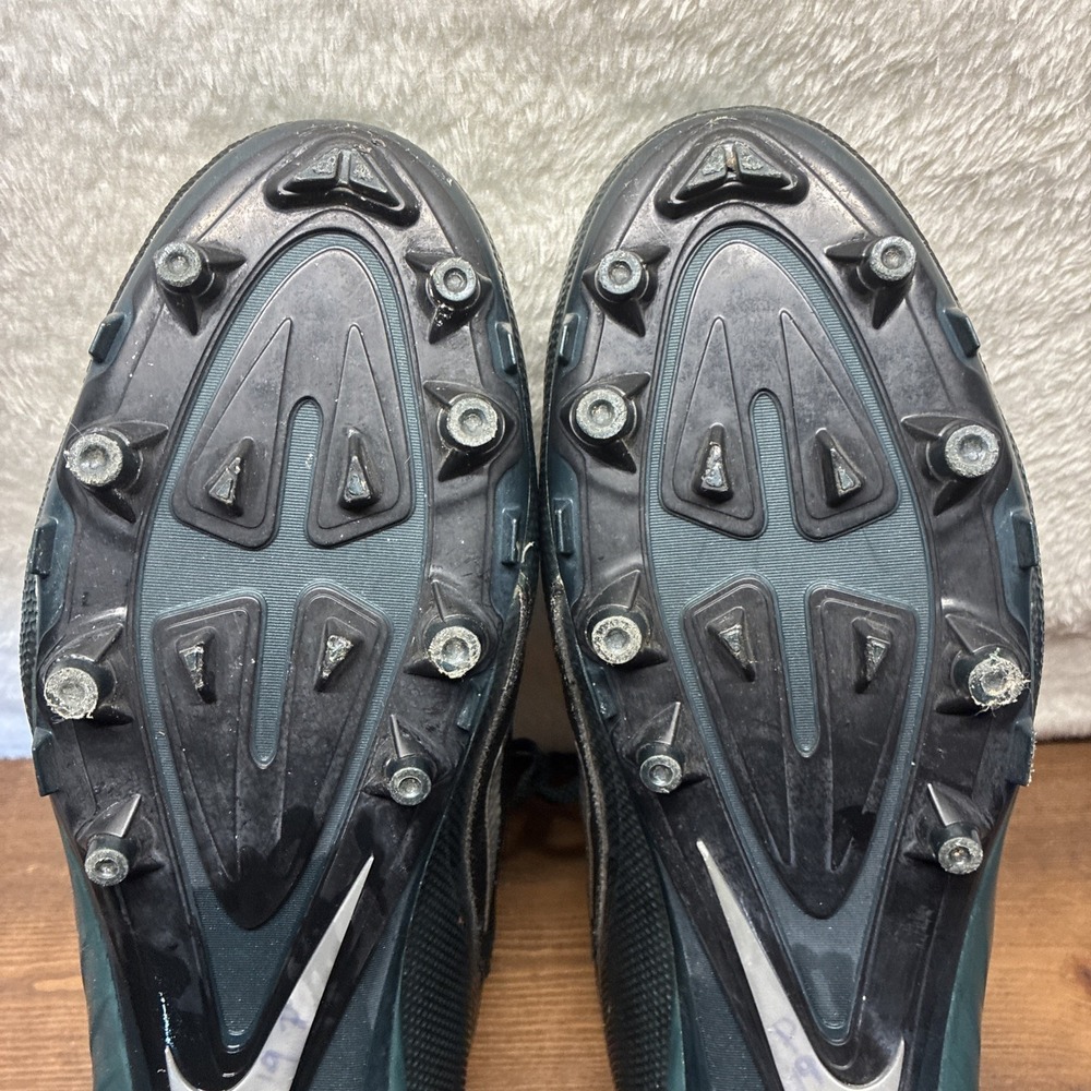 Mens Nike Alpha Pro 2 Mid Football Cleats Green Black Shoes Sz 15 729444-024 - Picture 13 of 16